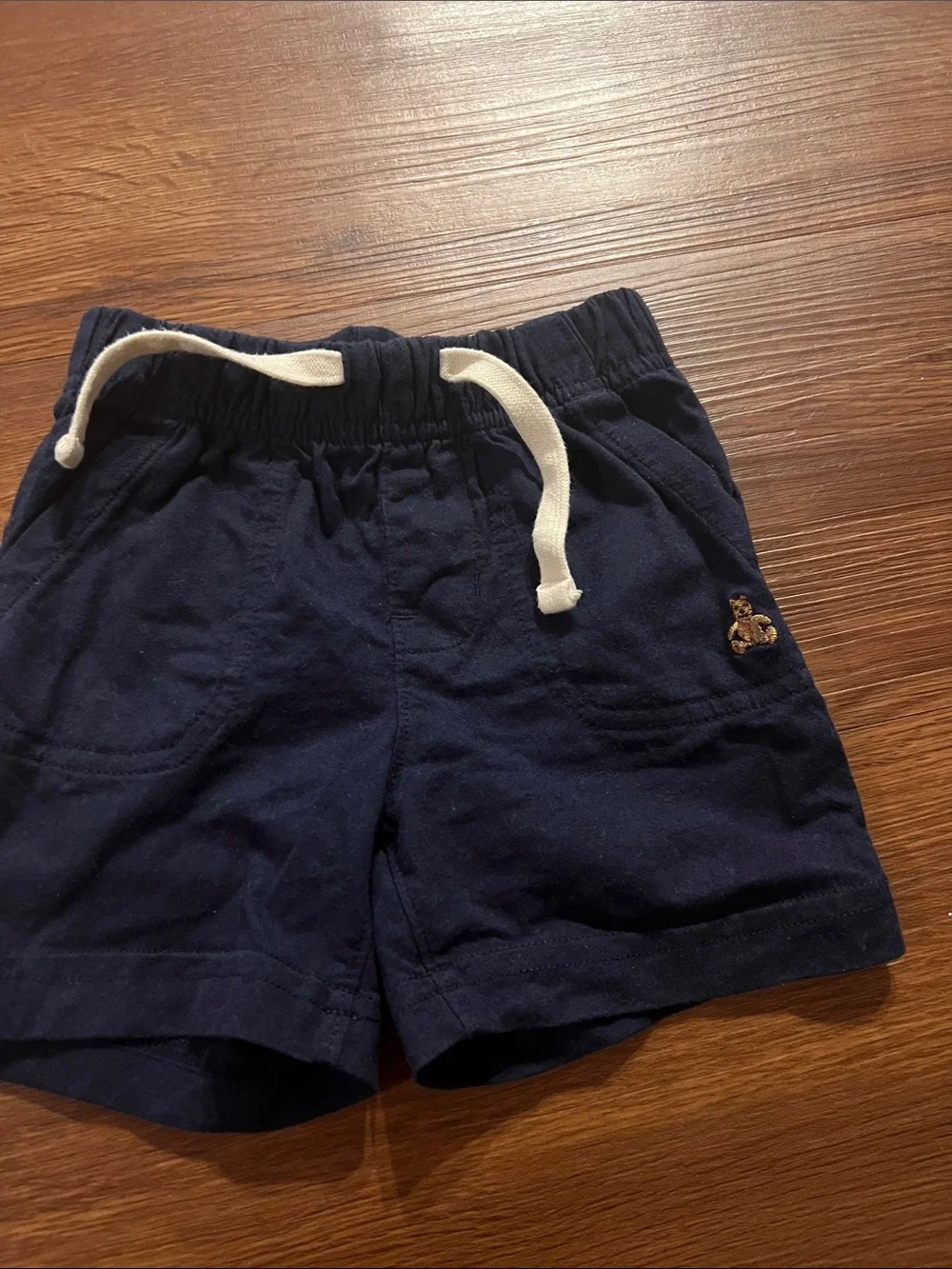 GAP Toddler Pull-On Shorts in Gray and Navy